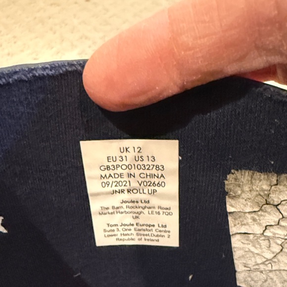 Joules Kids Shark Rain Boots, Size 12 Toddler - Picture 5 of 6